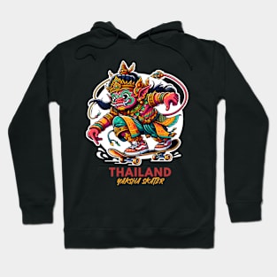 Thailand Pink Yaksha Skater Hoodie